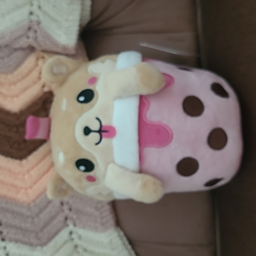 Bubble Tea Puppy Plush Toy NWT